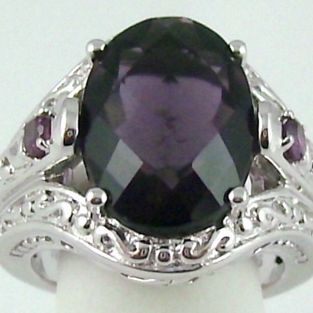 Victoria Wieck 5.52ct Purple Fluorite Ring